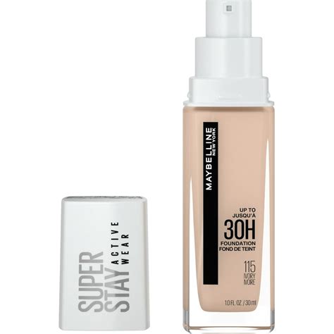 Maybelline Super Stay Full Coverage Liquid Foundation Makeup, Ivory, 1 ...