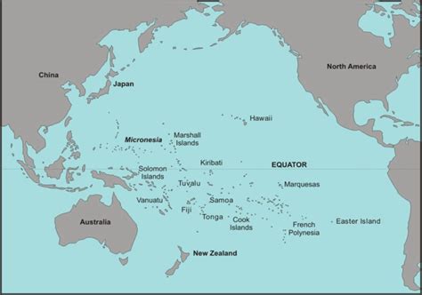 3: Map showing the location of the South Pacific region. Source: Nunn ...