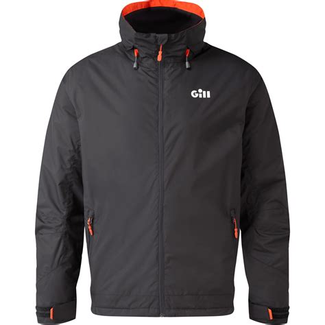 2021 Gill Mens Navigator Sailing Jacket IN86J - Graphite - Sailing ...