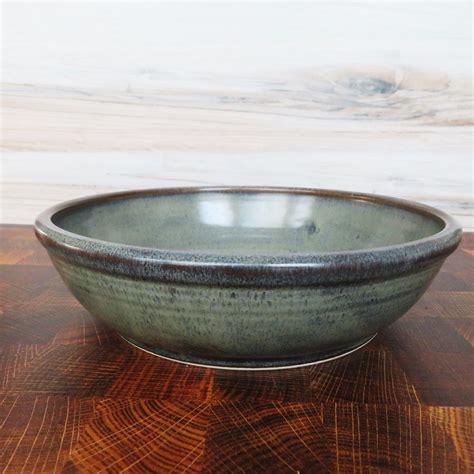 Stoneware Pasta Bowl - Handmade Slate Stoneware Pasta Bowl - Large ...