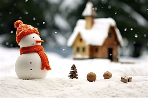 Snowman Christmas Desktop Wallpaper Background, Winter, Season, Snow ...