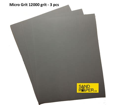 12000 Grit Sandpaper - 3 PCS Sanding Sheets | Premium Micro Grit Sheets