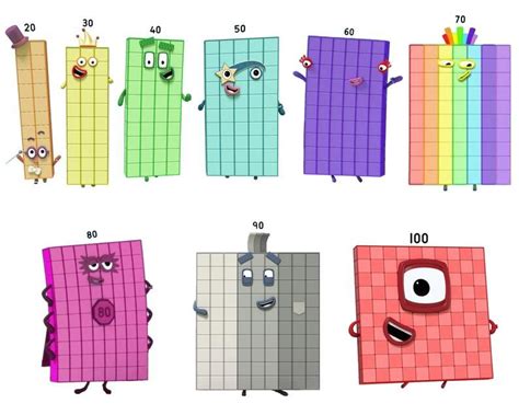 Magnetic Numberblocks Set, 0 1,000,000, Waterproof, Dry Erase Safe ...