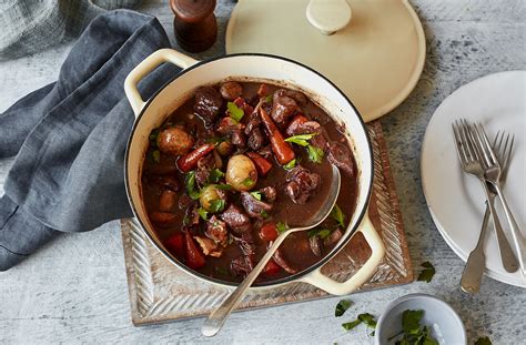 Slow-braised beef in red wine | Tesco Real Food