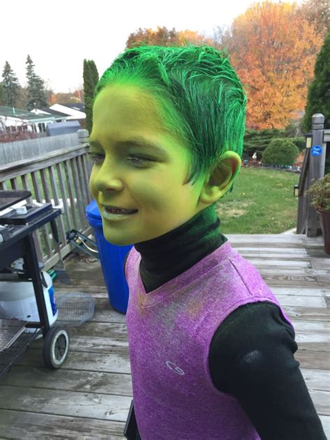 Beast Boy Costume Beast Boy Costume, Halloween Kids, Halloween Costumes ...