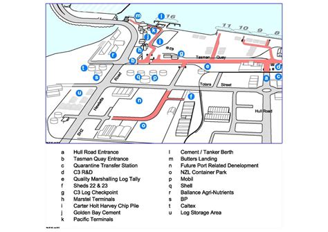 Port maps | Port of Tauranga | New Zealand