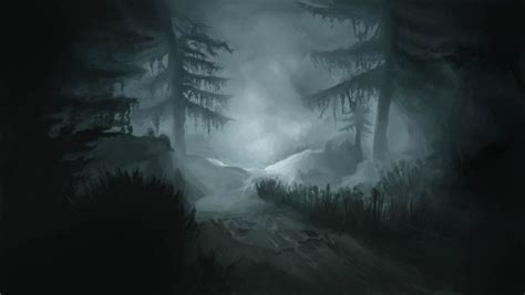 Foggy Forest by HouEvil on DeviantArt | Foggy forest, Fantasy ...