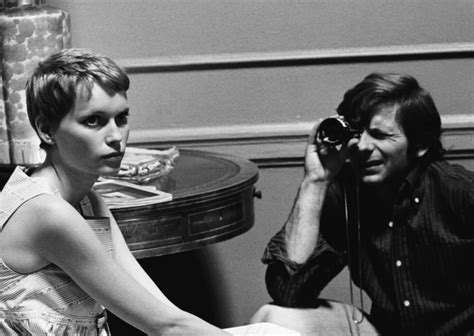 Roman Polanski & Mia Farrow on the set of Rosemary’s baby. Hollywood ...