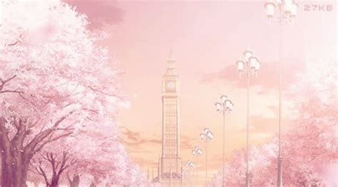 Anime Scenery GIF - Anime Scenery Pink - GIF-ləri kəşf edin və paylaşın