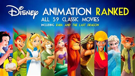 Disney Animation - All 59 Movies Ranked Worst to Best (w/ Raya and the ...