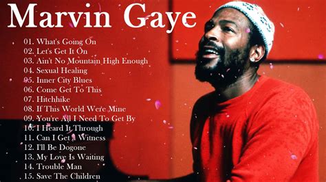 Marvin Gaye Greatest Hits Playlist - Marvin Gaye Best Songs Of All Time ...