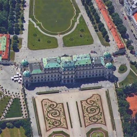 Belvedere in Vienna, Austria (Google Maps)