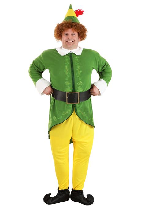 Men's Plus Size Buddy the Elf Costume