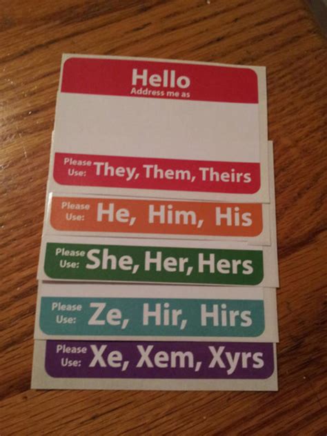 Gender Pronoun stickers | Preferred Pronouns | Know Your Meme