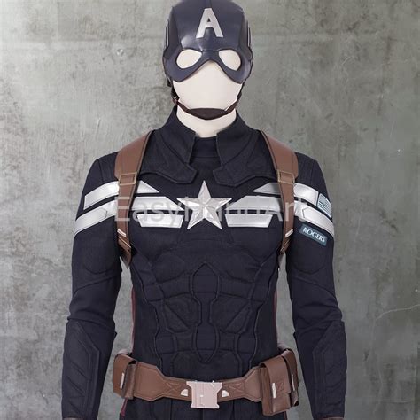 Captain America Costume Cosplay Suit Avengers Endgame Steven - Etsy