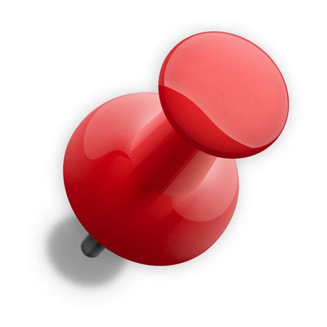 Red Push Pin Clipart | Free download on ClipArtMag