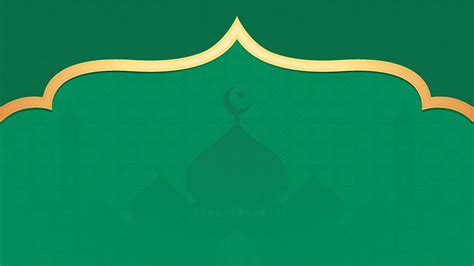 Islamic Arabic Green Luxury Background with Geometric pattern and ...