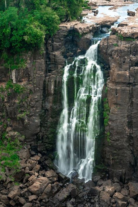 Magnificent Views of the Iguazu Falls Stock Image - Image of screen ...