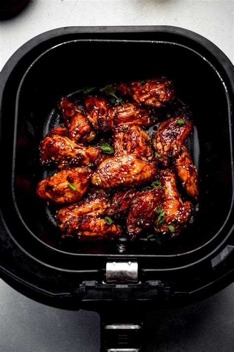 Air Fryer Chinese Chicken Wings - Platings + Pairings