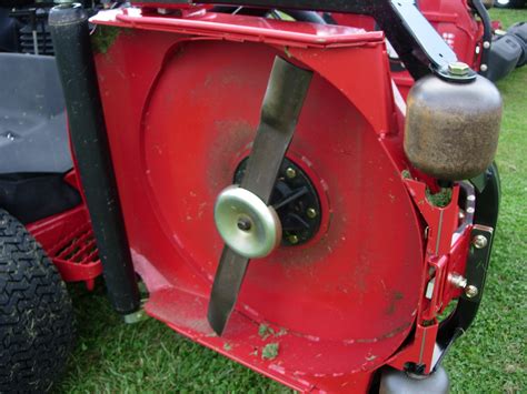 Rotary mower blade view.jpg: Fundamentals of Turfgrass Mgmt