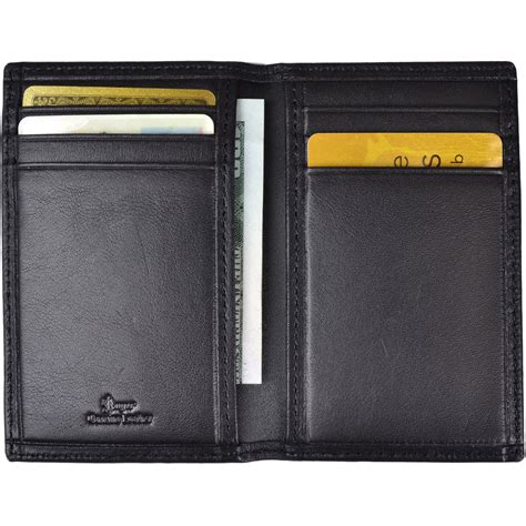 RFID Blocking Men's Slim Card Case Wallet in Genuine Leather - Walmart.com