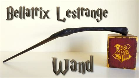 Bellatrix Lestrange Wand DIY - YouTube