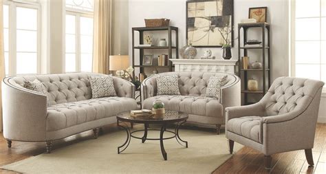 Avonlea Stone Grey Living Room Set from Coaster | Coleman Furniture