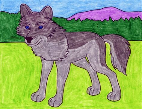 Wolf Images Drawings Easy