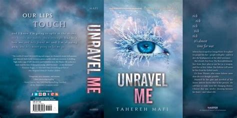 Unravel me book cover front & back - miniature book | Mini libros, Lomo ...