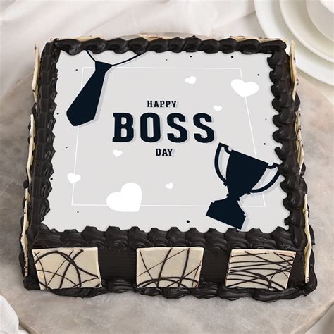 Buy Happy Boss Day Poster Cake-Boss Day Poster Cake