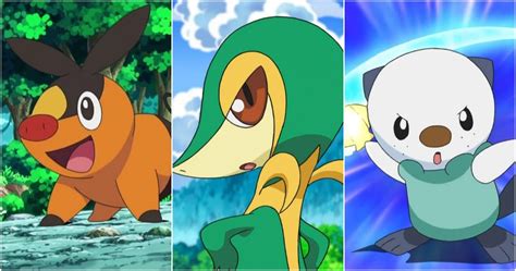 Best Unova Starters In Pokemon Black And White