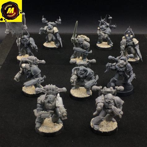 Chaos Space Marines 1 (x10) - #90820 - Mindtaker Miniatures