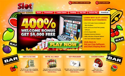 Slot Madness Review - Detailed Information On SlotMadness.com