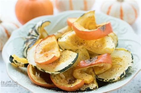 Rustic Oven Roasted Mini Pumpkin Squash (Vegan) - Life's Little Sweets