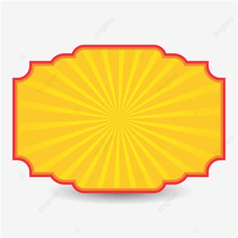 Creative Yellow Color Shape For Flex Banner Design Vector, Shape ...