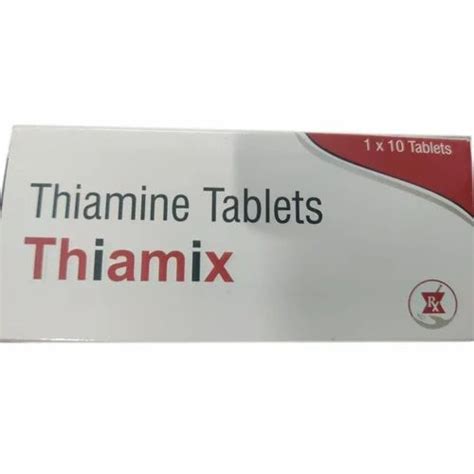 100mg Thiamine Tablet at Rs 120/box | Vitamin B1 Tablet in Rangareddy ...