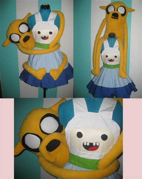 Jake the Dog Plushie with Finn Cosplay Pinafore by *DarlingArmy on ...