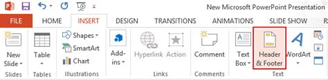 Automatically Update Time and Date in PowerPoint Presentation