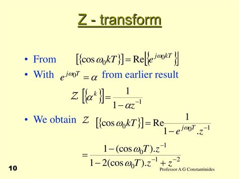 PPT - Z - transform PowerPoint Presentation, free download - ID:6815634