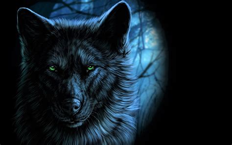 Wolf Green Eyes Artistic Wallpaper, HD Artist 4K Wallpapers, Images and ...