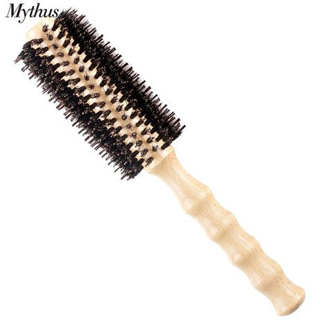 Solid Wood Hair Curly Brush Anti Static Boar Bristle Hair Straight ...