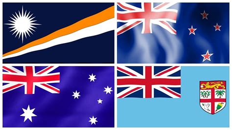 Oceania Flags