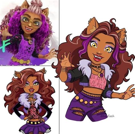 Monster High G3 characters pictures in 2D style from Heyfaeh ...