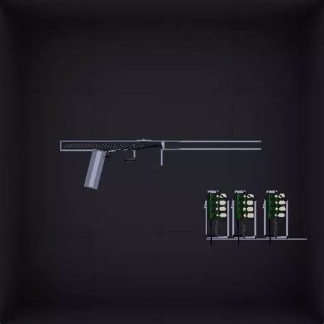 Submachine gun for People Playground | Download mods for People Playground