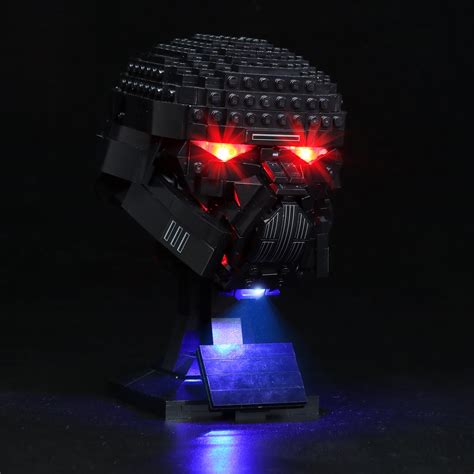 LEGO Dark trooper helmet Advance lighting kit #75343 - Light Up Brick