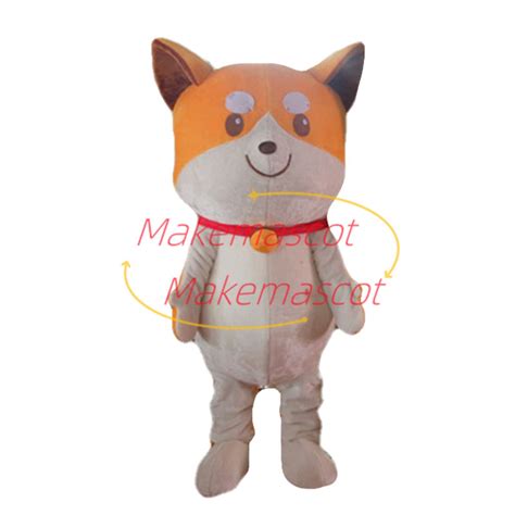 Cute Cartoon Japanese Shiba Inu Mascot Costume