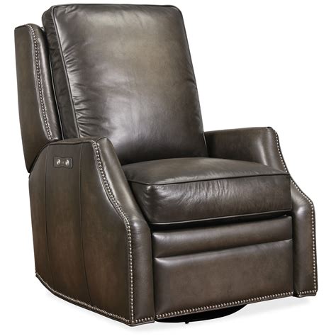 Hamilton Home Kerley Leather Power Swivel Glider Recliner | Sprintz ...