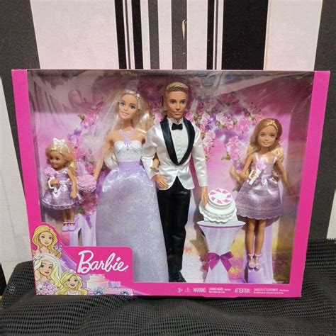 Barbie Mattel Ken Wedding Set Family Original Dolls | Shopee Philippines