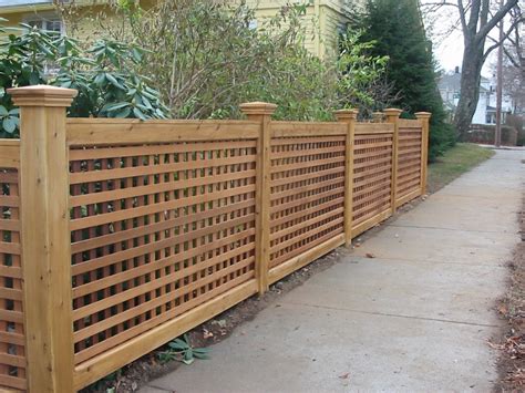 Lattice Fence - Concord Stoneworks