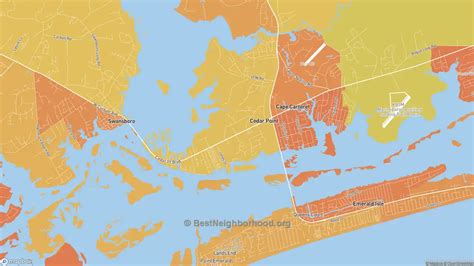 Race, Diversity, and Ethnicity in Cedar Point, NC | BestNeighborhood.org